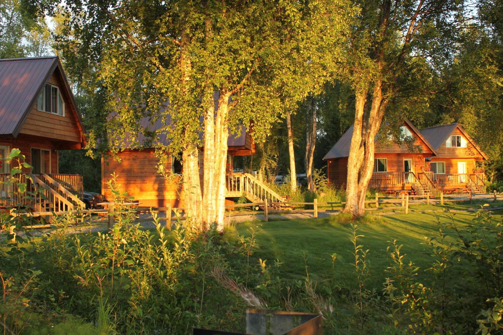 Susitna River Lodging, Riverside Cabins 탈키트나 외부 사진